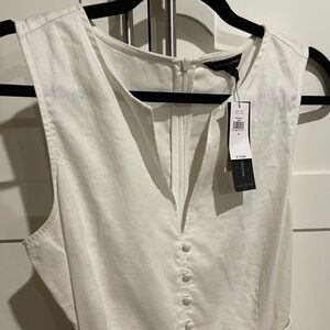 Banana Republic white dress